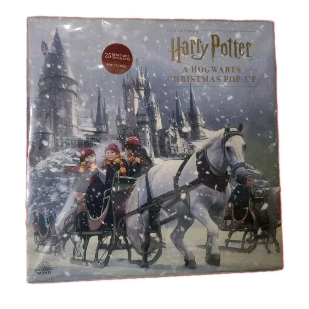 Harry Potter A Hogwarts Christmas Pop-Up Tree Advent Calendar 25 Ornaments New